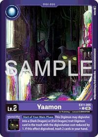 Yaamon (Limited Foil) - Dawn of Liberator - Digimon Card Game card