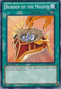 Burden of the Mighty - Structure Deck: Onslaught of the Fire Kings - YuGiOh card