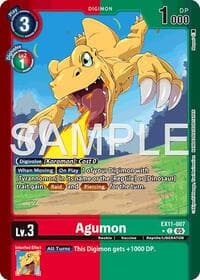 Agumon (Limited Foil) - Dawn of Liberator - Digimon Card Game card