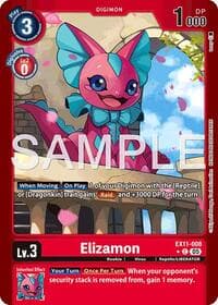 Elizamon (Limited Foil) - Dawn of Liberator - Digimon Card Game card