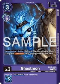 Ghostmon (Limited Foil) - Dawn of Liberator - Digimon Card Game card
