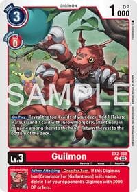Guilmon - EX2-008 (Reprint) - Advanced Booster Digimon Generation - Digimon Card Game card