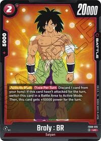 Broly : BR - Dual Evolution - Dragon Ball Super: Fusion World card