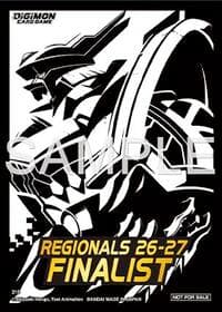 Digimon Card Game Official Sleeves - 26-27 Regionals Finalist (5-Pack) - Bandai Card Sleeves - Card Sleeves card