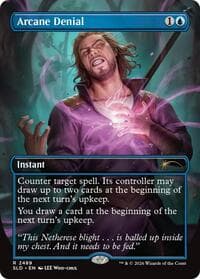 Arcane Denial (2489) - Secret Lair Drop Series - Magic: The Gathering card