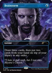 Brainstorm (2491) - Secret Lair Drop Series - Magic: The Gathering card