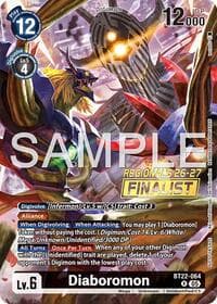 Diaboromon (Regionals 26-27 Season 1 Finalist) - Cyber Eden - Digimon Card Game card