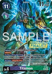 Titamon (Regionals 26-27 Season 1 Finalist) - Digimon Promotion Cards - Digimon Card Game card