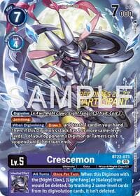 Crescemon (Regionals 26-27 Season 1 Participant) - Cyber Eden - Digimon Card Game card