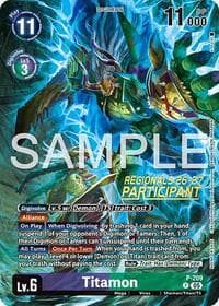 Titamon (Regionals 26-27 Season 1 Participant) - Digimon Promotion Cards - Digimon Card Game card
