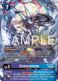 Crescemon (Regionals 26-27 Season 1 Champion) - Cyber Eden - Digimon Card Game card