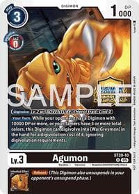 Agumon (World Championship 26–27 Regionals Season 1) - Starter Deck 20: Protector of Light - Digimon Card Game card