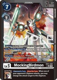 MockingBirdmon (Limited Foil) - Dawn of Liberator - Digimon Card Game card