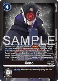 Xeno (Limited Foil) - Dawn of Liberator - Digimon Card Game card