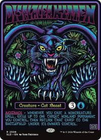 Displacer Kitten - Secret Lair Drop Series - Magic: The Gathering card