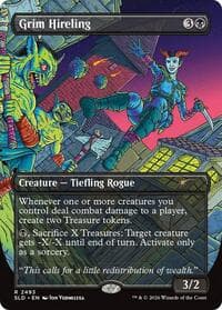Grim Hireling - Secret Lair Drop Series - Magic: The Gathering card