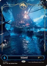 Island (2510) - Secret Lair Drop Series - Magic: The Gathering card