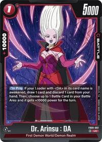 Dr. Arinsu : DA - Dual Evolution - Dragon Ball Super: Fusion World card
