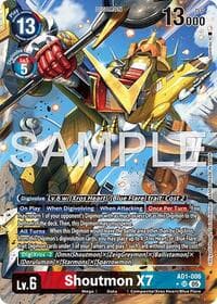 Shoutmon X7 (Alternate Art) - Advanced Booster Digimon Generation - Digimon Card Game card