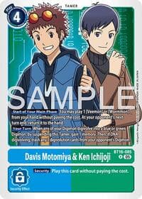 Davis Motomiya & Ken Ichijoji (Reprint) - Advanced Booster Digimon Generation - Digimon Card Game card