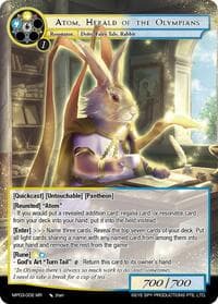 Atom, Herald of the Olympians - Masterpiece Collection 03 "Dimensional Hope" - Force of Will card
