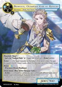 Dionysus, Olympian God of Revelry - Masterpiece Collection 03 "Dimensional Hope" - Force of Will card