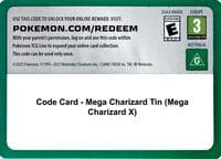 Code Card - Mega Charizard Tin (Mega Charizard X) - Miscellaneous Cards & Products - Pokemon card