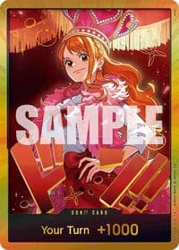DON!! Card (Nami) (Gold) - Extra Booster: One Piece Heroines Edition - One Piece Card Game card