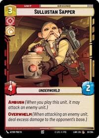 Sullustan Sapper - A Lawless Time - Star Wars: Unlimited card