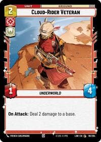 Cloud-Rider Veteran - A Lawless Time - Star Wars: Unlimited card