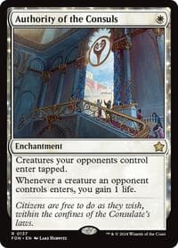 Authority of the Consuls - Promo Pack: Lorwyn Eclipsed - Magic: The Gathering card