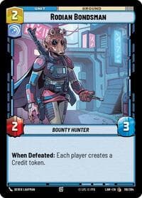 Rodian Bondsman - A Lawless Time - Star Wars: Unlimited card