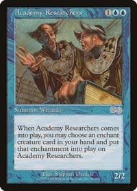 Academy Researchers - Urza's Saga - Magic: The Gathering card