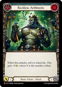 Reckless Arithmetic (Blue) - Compendium of Rathe - Flesh and Blood TCG card