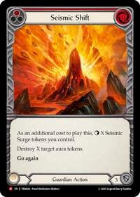 Seismic Shift (Red) - Compendium of Rathe - Flesh and Blood TCG card