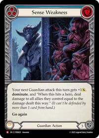 Sense Weakness (Blue) - Compendium of Rathe - Flesh and Blood TCG card
