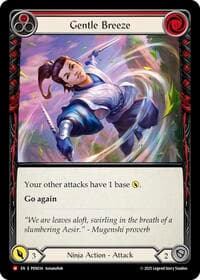 Gentle Breeze (Red) - Compendium of Rathe - Flesh and Blood TCG card