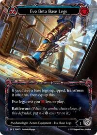 Evo Beta Base Legs (Blue) (Marvel) - Compendium of Rathe - Flesh and Blood TCG card