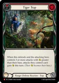 Tiger Trap (Red) - Compendium of Rathe - Flesh and Blood TCG card