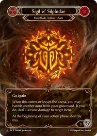 Sigil Of Silphidae (Blue) (Marvel) - Compendium of Rathe - Flesh and Blood TCG card
