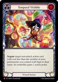 Temporal Wobble (Red) - Compendium of Rathe - Flesh and Blood TCG card
