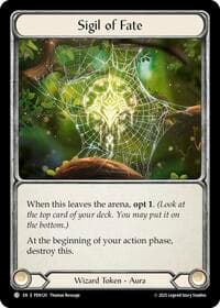 Sigil Of Fate - Compendium of Rathe - Flesh and Blood TCG card