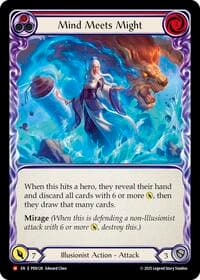 Mind Meets Might (Red) - Compendium of Rathe - Flesh and Blood TCG card