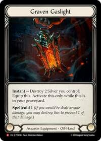 Graven Gaslight - Compendium of Rathe - Flesh and Blood TCG card