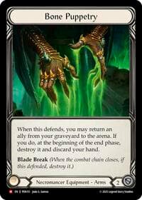 Bone Puppetry - Compendium of Rathe - Flesh and Blood TCG card
