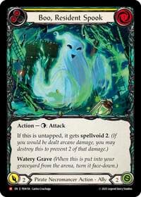 Boo, Resident Spook (Yellow) - Compendium of Rathe - Flesh and Blood TCG card