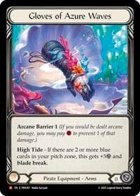Gloves Of Azure Waves - Compendium of Rathe - Flesh and Blood TCG card