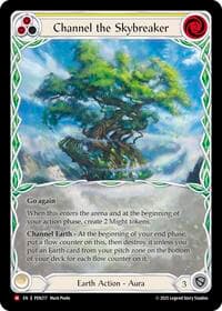 Channel The Skybreaker (Yellow) (Extended Art) - Compendium of Rathe - Flesh and Blood TCG card