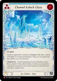 Channel Iceloch Glaze (Blue) - Compendium of Rathe - Flesh and Blood TCG card