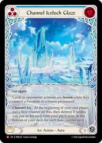 Channel Iceloch Glaze (Blue) (Extended Art) - Compendium of Rathe - Flesh and Blood TCG card